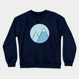 glacier mountain Crewneck Sweatshirt